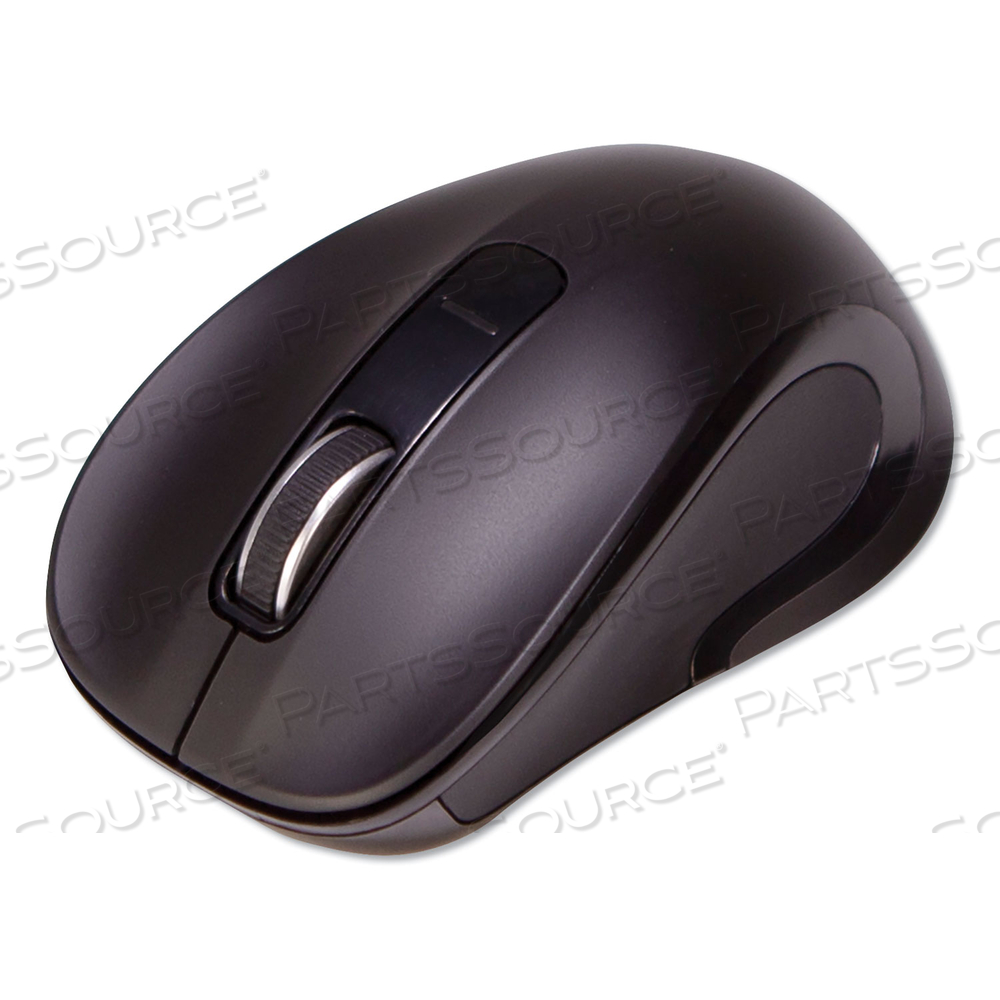 MID-SIZE WIRELESS OPTICAL MOUSE WITH MICRO USB, 2.4 GHZ FREQUENCY/26 FT WIRELESS RANGE, RIGHT HAND USE, BLACK by Innovera MID-SIZE WIRELESS OPTICAL MOUSE WITH MICRO USB, 2.4 GHZ FREQUENCY/26 FT WIRELESS RANGE, RIGHT HAND USE, BLACK by Innovera