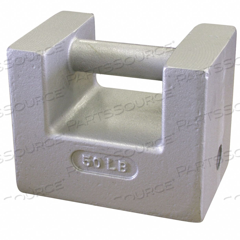 50LB GRIP HANDLE WEIGHT, CAST IRON, ASTM CLASS 5 by Rice Lake Weighing Systems 50LB GRIP HANDLE WEIGHT, CAST IRON, ASTM CLASS 5 by Rice Lake Weighing Systems