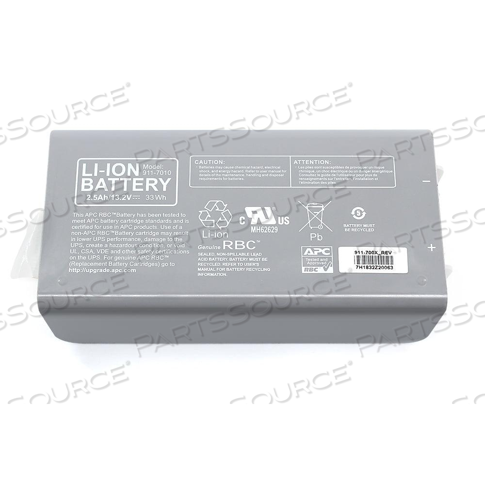 RECHARGEABLE LI-ION BATTERY 