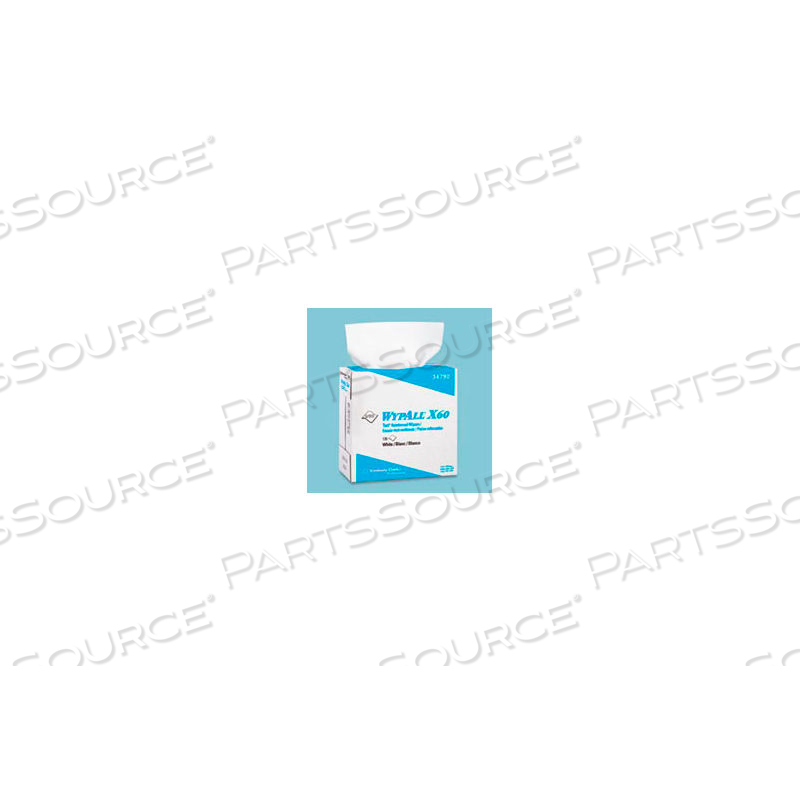 WYPALL X60 WIPERS - 9-1/8"W X 16-13/16"D by Kimberly-Clark Corporation WYPALL X60 WIPERS - 9-1/8"W X 16-13/16"D by Kimberly-Clark Corporation