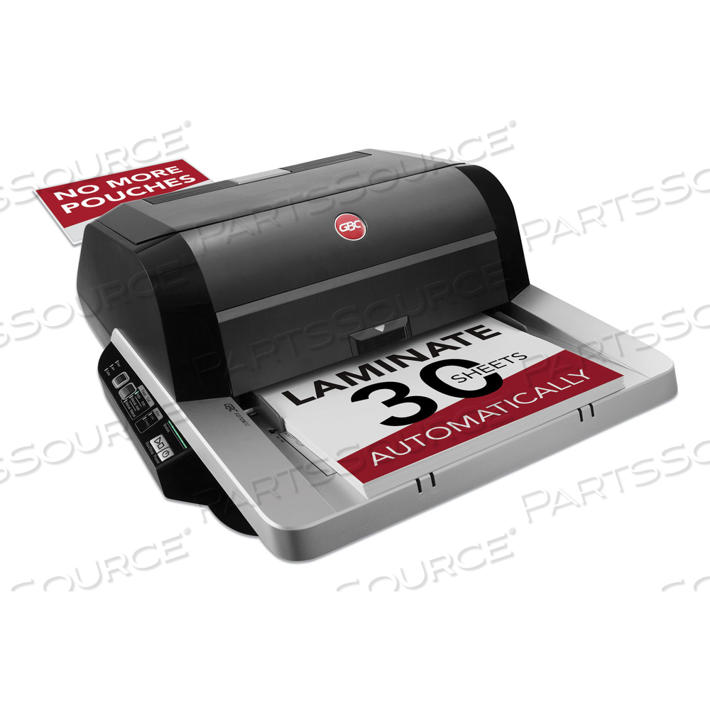 FOTON 30 AUTOMATED POUCH-FREE LAMINATOR, TWO ROLLERS, 1" MAX DOCUMENT WIDTH, 5 MIL MAX DOCUMENT THICKNESS by ACCO Brands