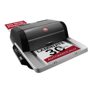 FOTON 30 AUTOMATED POUCH-FREE LAMINATOR, TWO ROLLERS, 1" MAX DOCUMENT WIDTH, 5 MIL MAX DOCUMENT THICKNESS by ACCO Brands