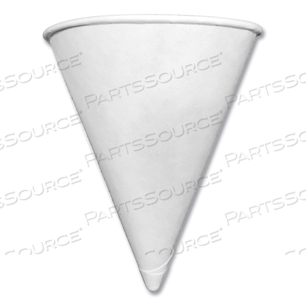 PAPER CONE CUPS, 3.2 OZ, WHITE by Coffee Pro