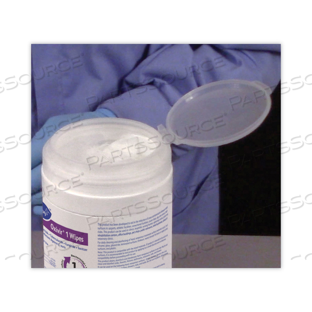 OXIVIR 1 WIPES, 6 X 7, 160/CANISTER by Diversey