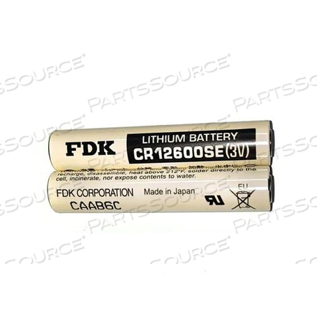 FDK 3 VOLT 1500MAH LITHIUM BATTERY by R&D Batteries, Inc. FDK 3 VOLT 1500MAH LITHIUM BATTERY by R&D Batteries, Inc.