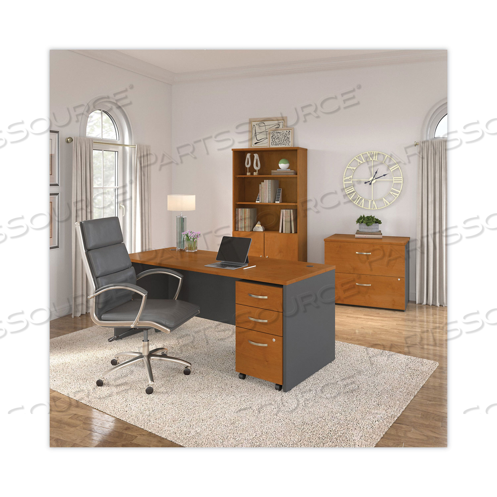 MANAGERS DESK SHELL - 72" NATURAL CHERRY by Bush Industries