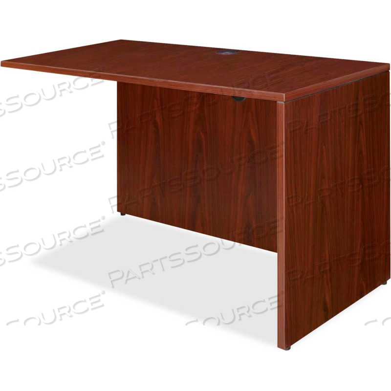 LORELL RETURN SHELL - 48"W X 24"D X 29-1/2"H, MAHOGANY - ESSENTIALS SERIES by S.P. Richards Company LORELL RETURN SHELL - 48"W X 24"D X 29-1/2"H, MAHOGANY - ESSENTIALS SERIES by S.P. Richards Company
