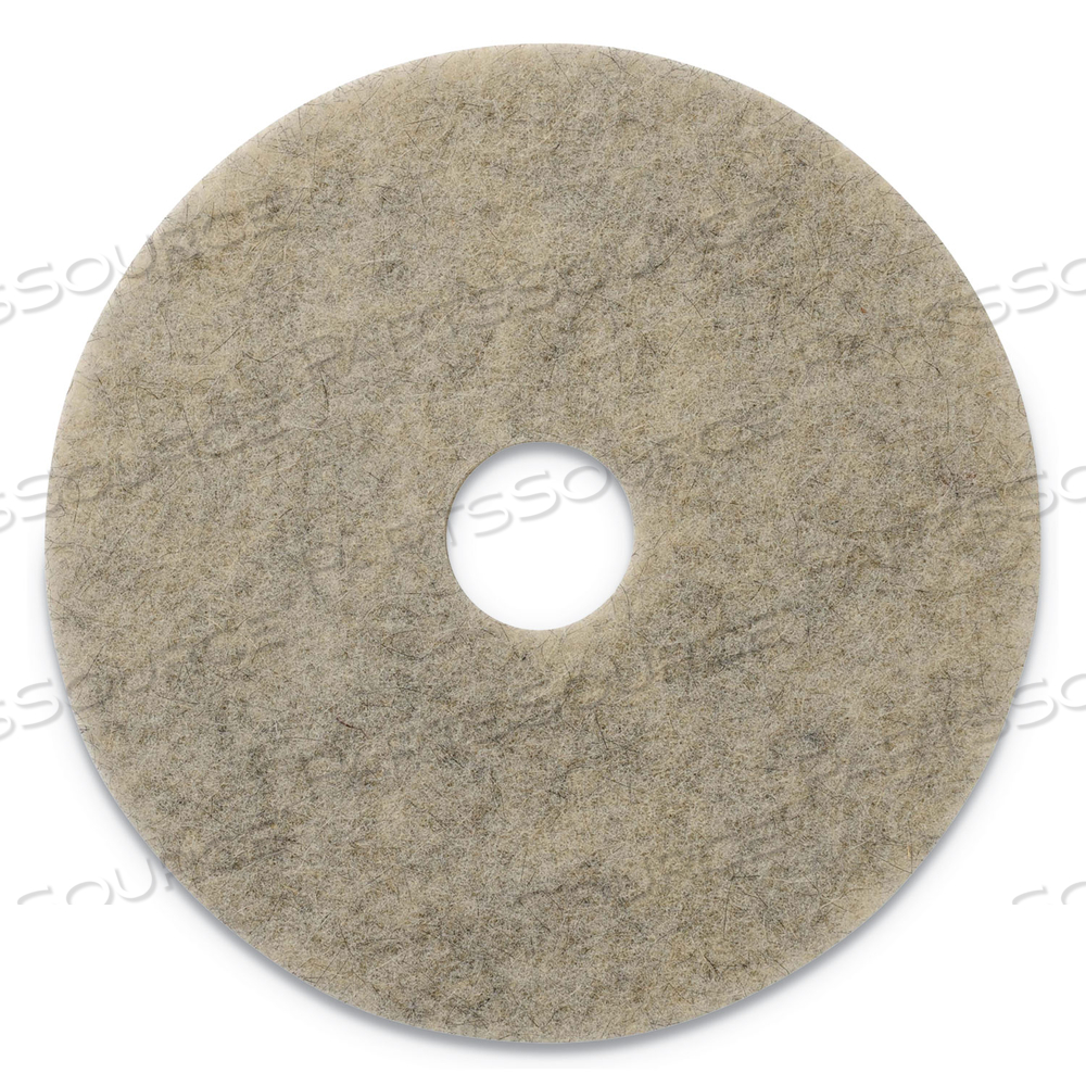 PORKO PLUS BURNISHING PADS, 27" DIAMETER, BROWN 