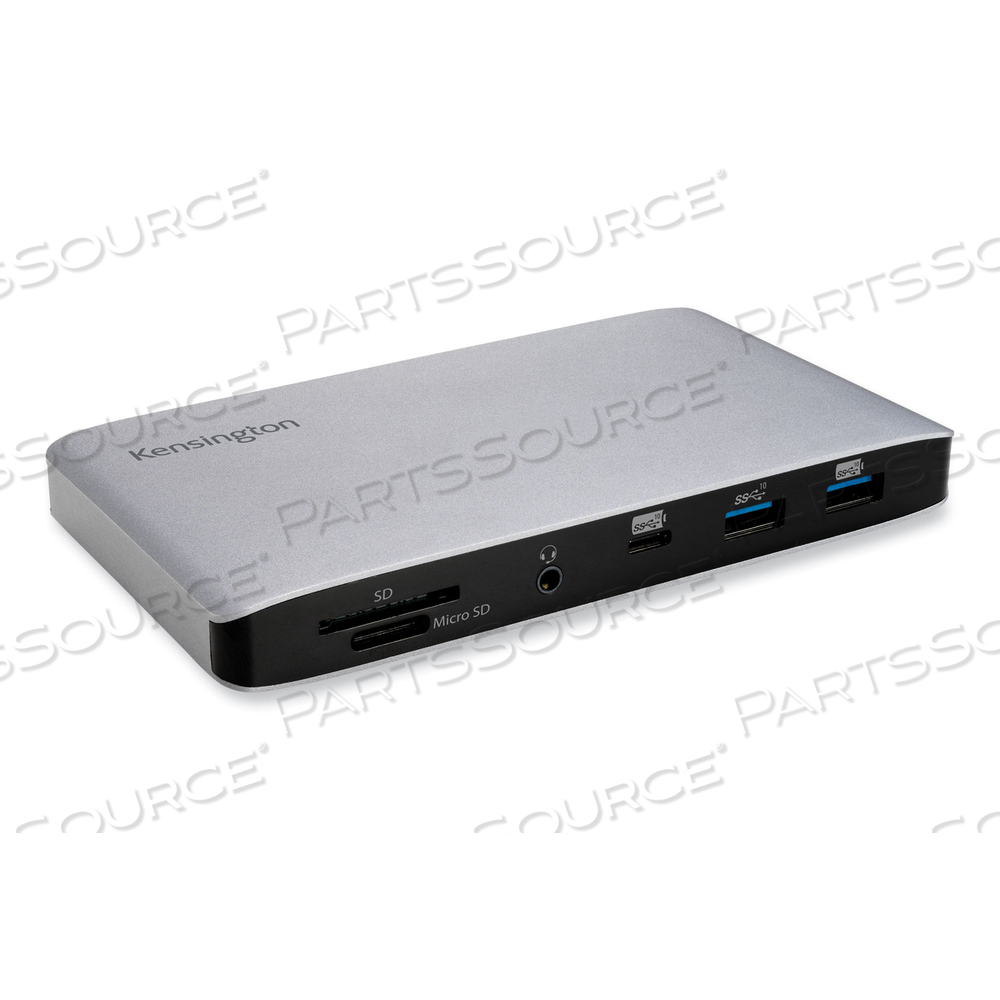 SD2480T THUNDERBOLT 3 DUAL 4K DOCKING STATION, SILVER/BLACK by Kensington Computer Products SD2480T THUNDERBOLT 3 DUAL 4K DOCKING STATION, SILVER/BLACK by Kensington Computer Products