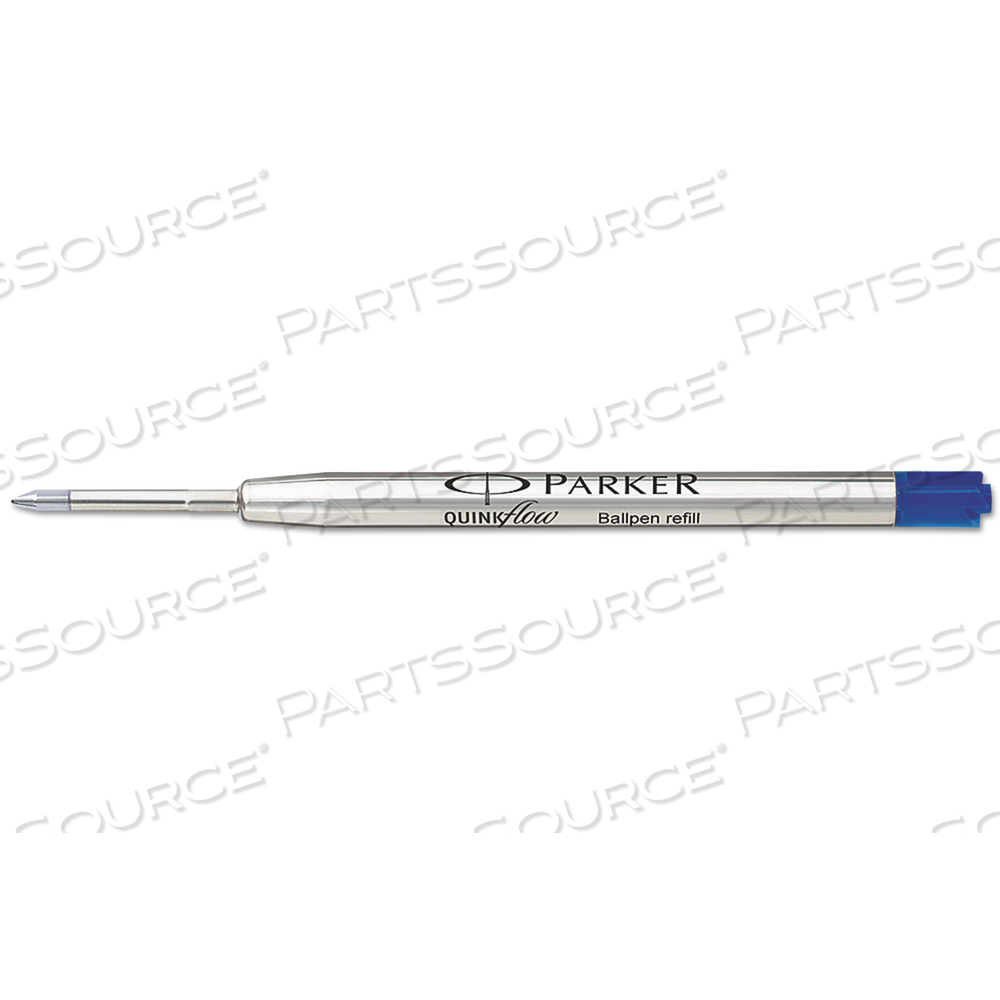 REFILL FOR PARKER BALLPOINT PENS, FINE CONICAL TIP, BLUE INK by Parker