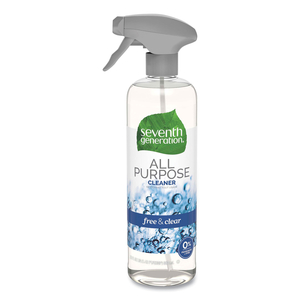 NATURAL ALL-PURPOSE CLEANER, FREE AND CLEAR/UNSCENTED, 23 OZ TRIGGER SPRAY BOTTLE by Seventh Generation NATURAL ALL-PURPOSE CLEANER, FREE AND CLEAR/UNSCENTED, 23 OZ TRIGGER SPRAY BOTTLE by Seventh Generation