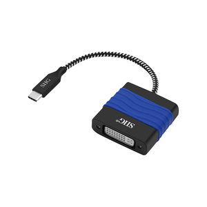 SIIG USB TYPE-C TO DVI VIDEO CABLE ADAPTER, EXTERNAL VIDEO ADAPTER, BLACK by SIIG, Inc.