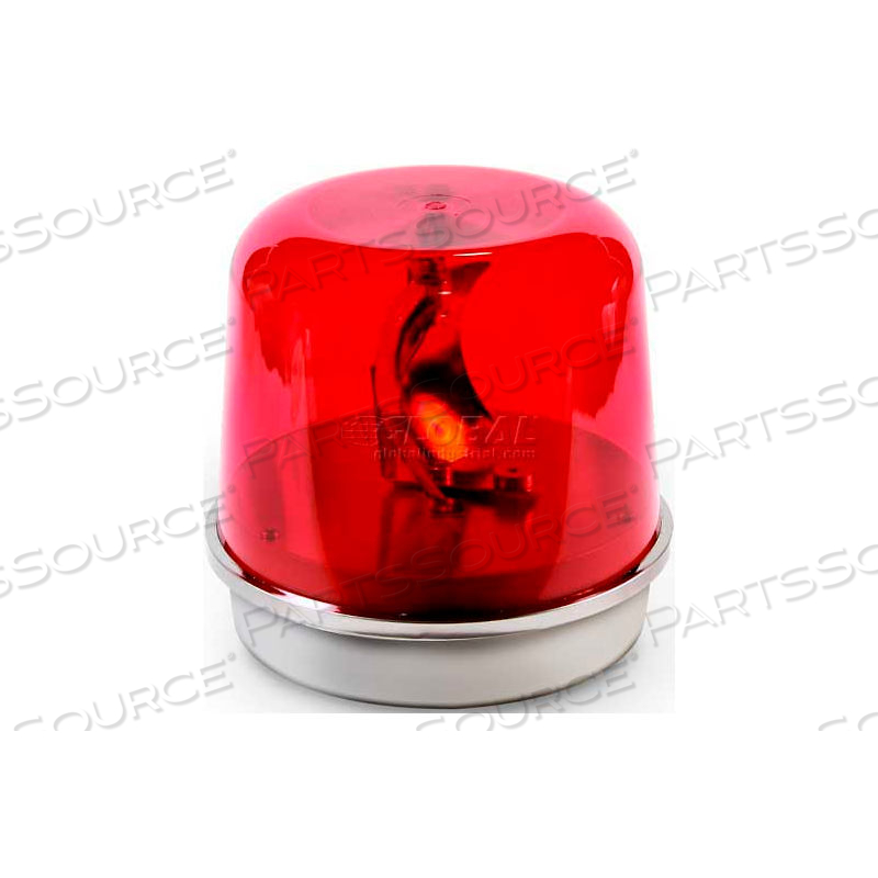 ROTATING BEACON 100WH RED 120V AC by Edwards Signaling