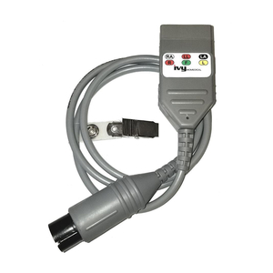 3 LEAD, TWIN PIN, ECG CABLE, 40 INCH by Ivy Biomedical