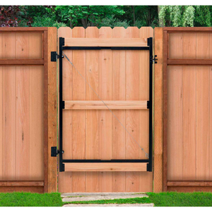 ADJUST-A-GATE AG60-3 CONTRACTOR SERIES ADJUSTABLE STEEL GATE FRAME 3 RAIL KIT 60-96"W X 47"H, GRAY by Jewett Cameron Companies