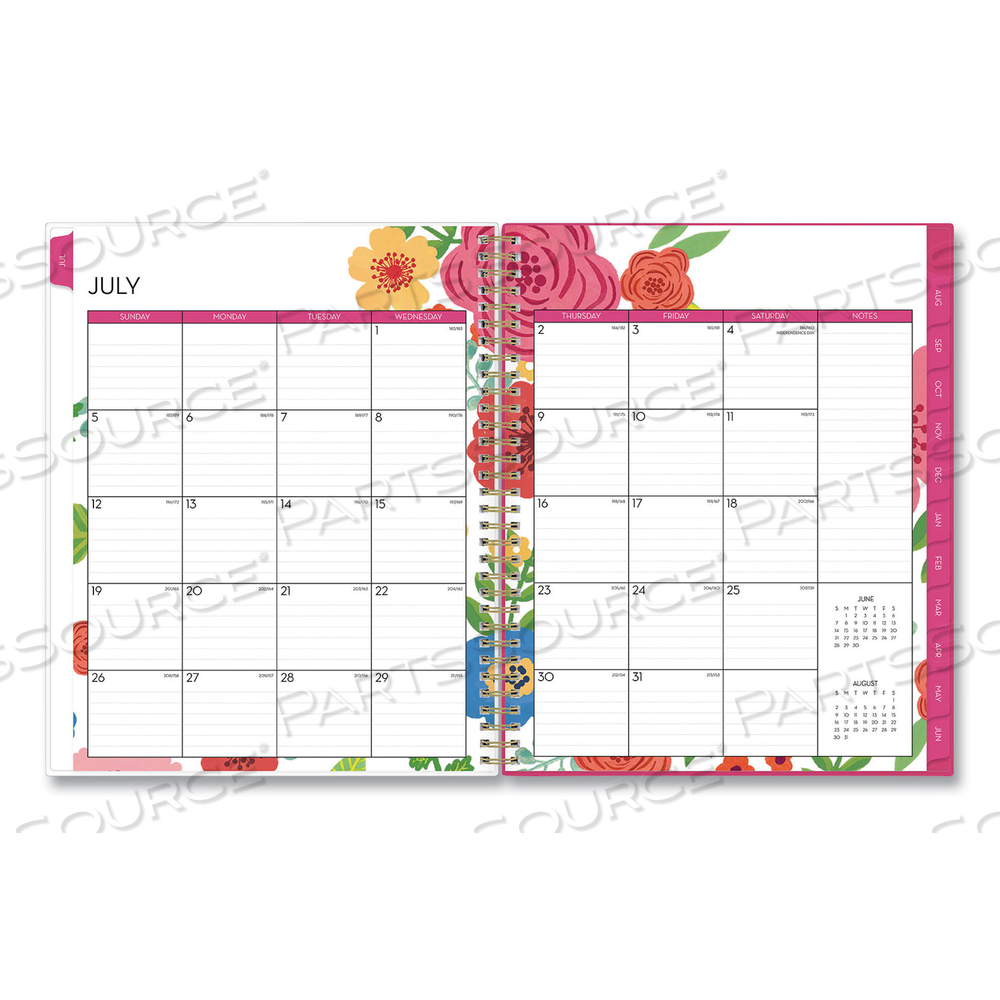 MAHALO ACADEMIC YEAR CREATE-YOUR-OWN COVER WEEKLY/MONTHLY PLANNER, FLORAL ARTWORK, 11 X 8.5, 12-MONTH (JULY-JUNE): 2022-2023 by Blue Sky MAHALO ACADEMIC YEAR CREATE-YOUR-OWN COVER WEEKLY/MONTHLY PLANNER, FLORAL ARTWORK, 11 X 8.5, 12-MONTH (JULY-JUNE): 2022-2023 by Blue Sky