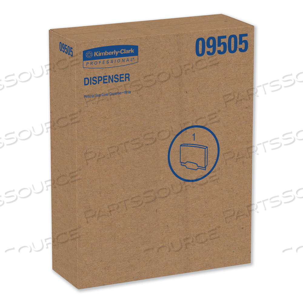 PERSONAL SEAT COVER DISPENSER, 17.5 X 2.25 X 13.25, WHITE by Scott