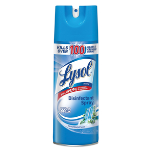 DISINFECTANT SPRAY, SPRING WATERFALL SCENT, 12.5 OZ AEROSOL SPRAY by Lysol DISINFECTANT SPRAY, SPRING WATERFALL SCENT, 12.5 OZ AEROSOL SPRAY by Lysol
