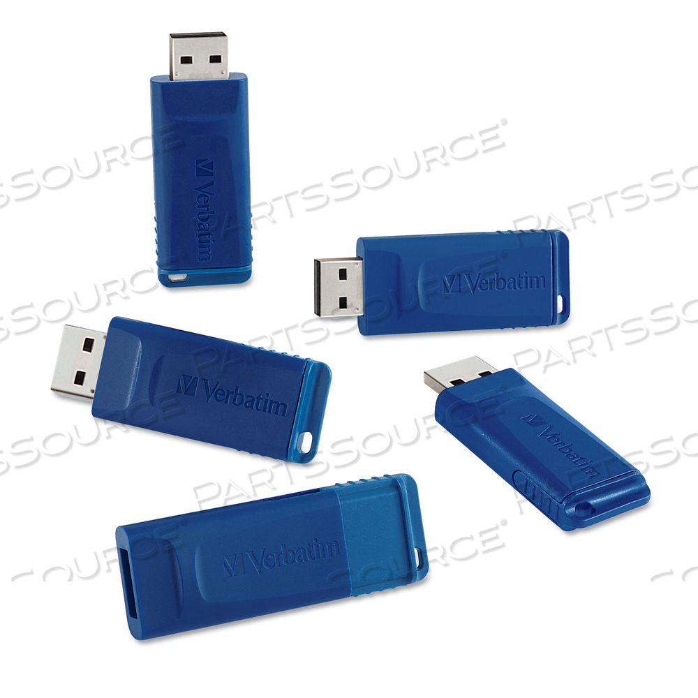 CLASSIC USB 2.0 FLASH DRIVE, 8 GB, BLUE by Verbatim