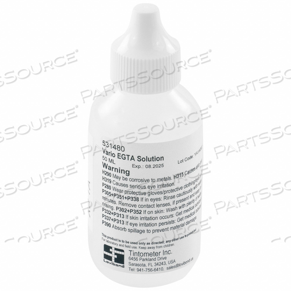 EGTA SOLUTION LIQUID 50PK by Lovibond