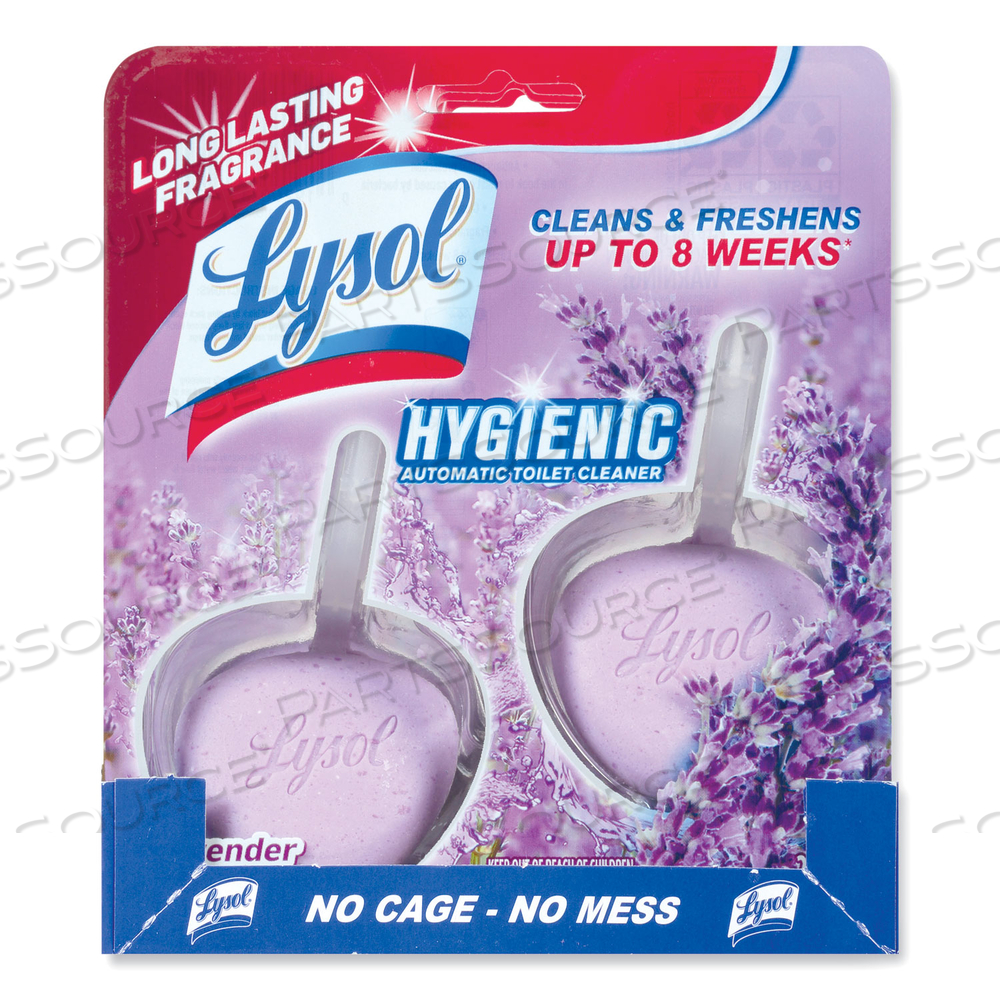 HYGIENIC AUTOMATIC TOILET BOWL CLEANER, COTTON LILAC by Lysol