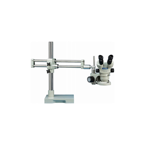 LX MICROSCOPES BY UNITRON SYSTEM 273RB-FL BINOCULAR MICROSCOPE, DUAL BOOM STAND, 7X-45X by Unitron