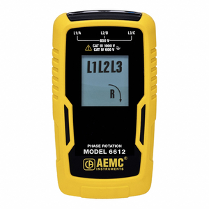 PHASE SEQUENCE/MOTOR ROTATION LCD by AEMC Instruments