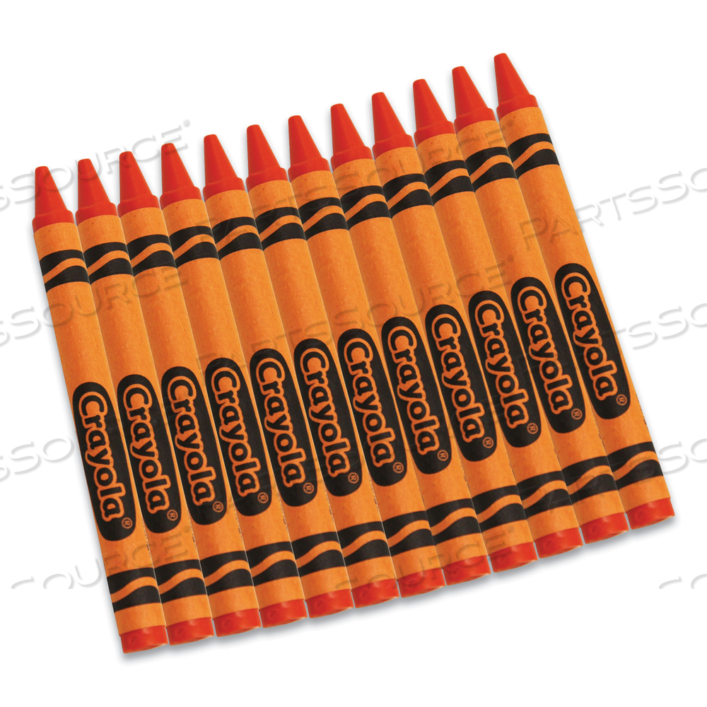 BULK CRAYONS, ORANGE by Crayola