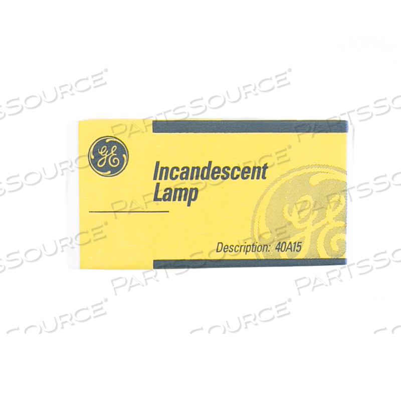 40W WHITE FROSTED INCANDESCENT BULB by GE Appliances