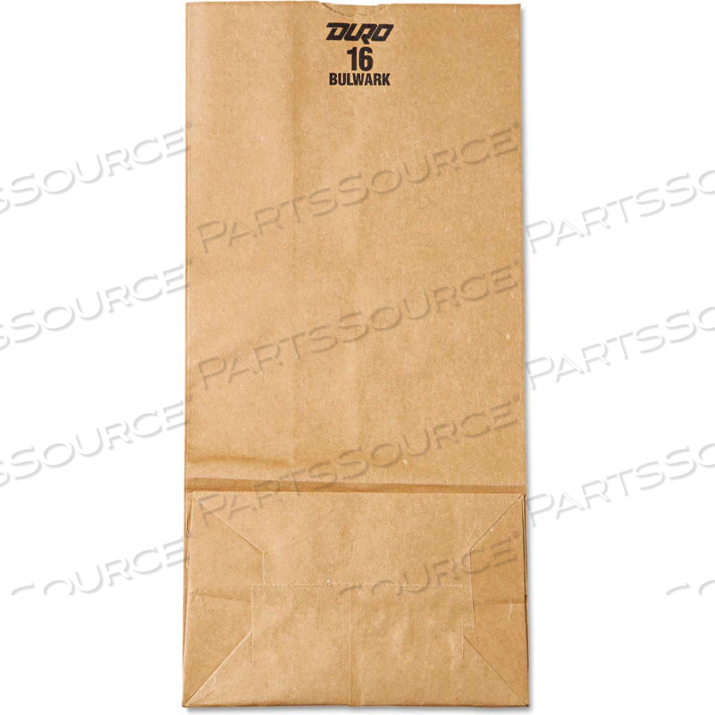 GROCERY PAPER BAGS 7-3/4" X 4-13/16" X 16" BROWN - 250 PACK by United Stationers Supply
