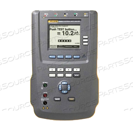 ELECTRICAL SAFETY ANALYZER, 90 VAC TO 132 VAC RMS, 180 VAC TO 264 VAC RMS, +/-10% OF READING, 0 TO 20 A by Fluke Electronics Corp (Biomedical Div.) ELECTRICAL SAFETY ANALYZER, 90 VAC TO 132 VAC RMS, 180 VAC TO 264 VAC RMS, +/-10% OF READING, 0 TO 20 A by Fluke Electronics Corp (Biomedical Div.)