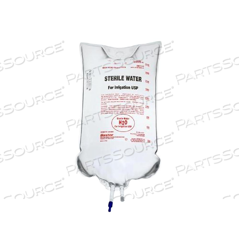 3000 ML STERILE WATER IRRIGATION SOLUTION by Baxter Healthcare Corp.