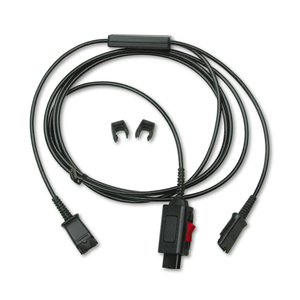 Y SPLITTER ADAPTER FOR TRAINING PURPOSES, BLACK by Plantronics