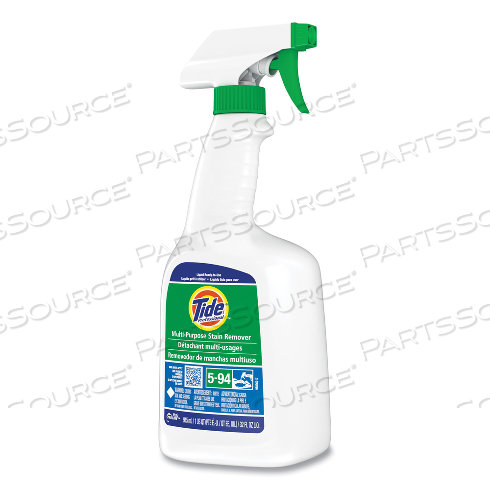MULTI PURPOSE STAIN REMOVER, 32 OZ TRIGGER SPRAY BOTTLE by Tide MULTI PURPOSE STAIN REMOVER, 32 OZ TRIGGER SPRAY BOTTLE by Tide