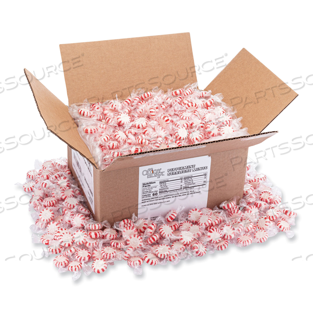 CANDY ASSORTMENTS, PEPPERMINT CANDY, 5 LB BOX by Office Snax