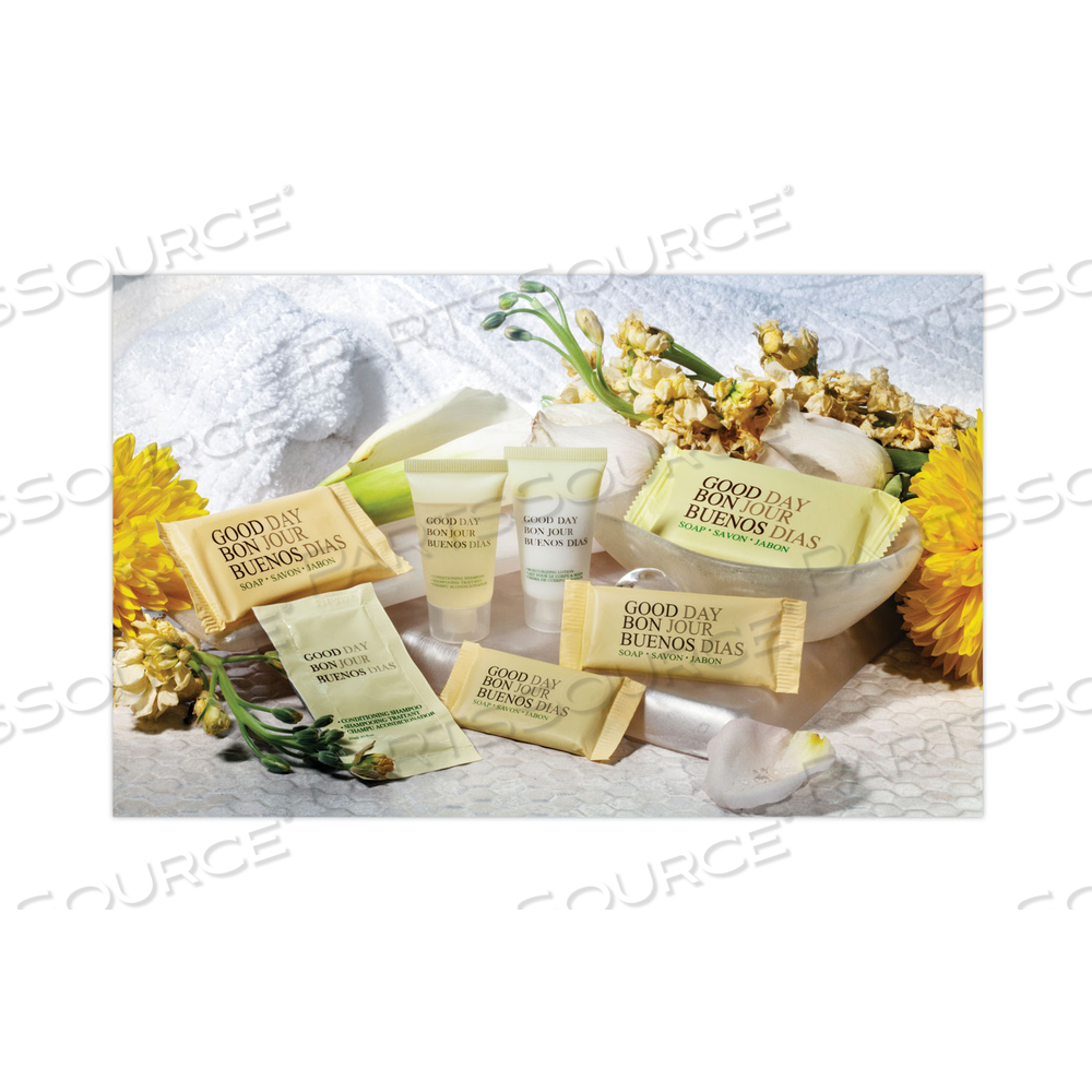 UNWRAPPED AMENITY BAR SOAP WITH PCMX, FRESH SCENT, # 1 1/2 by Good Day