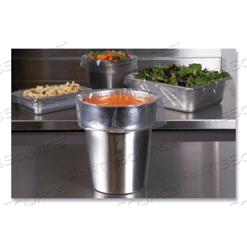 STEAM PAN LINERS WITH TWIST TIES, FOR 1/2 PAN SIZED STEAM PANS, 0.02 MIL, 17" X 23.5" by Royal Paper STEAM PAN LINERS WITH TWIST TIES, FOR 1/2 PAN SIZED STEAM PANS, 0.02 MIL, 17" X 23.5" by Royal Paper