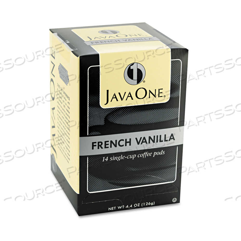 COFFEE PODS, FRENCH VANILLA, SINGLE CUP by Java One