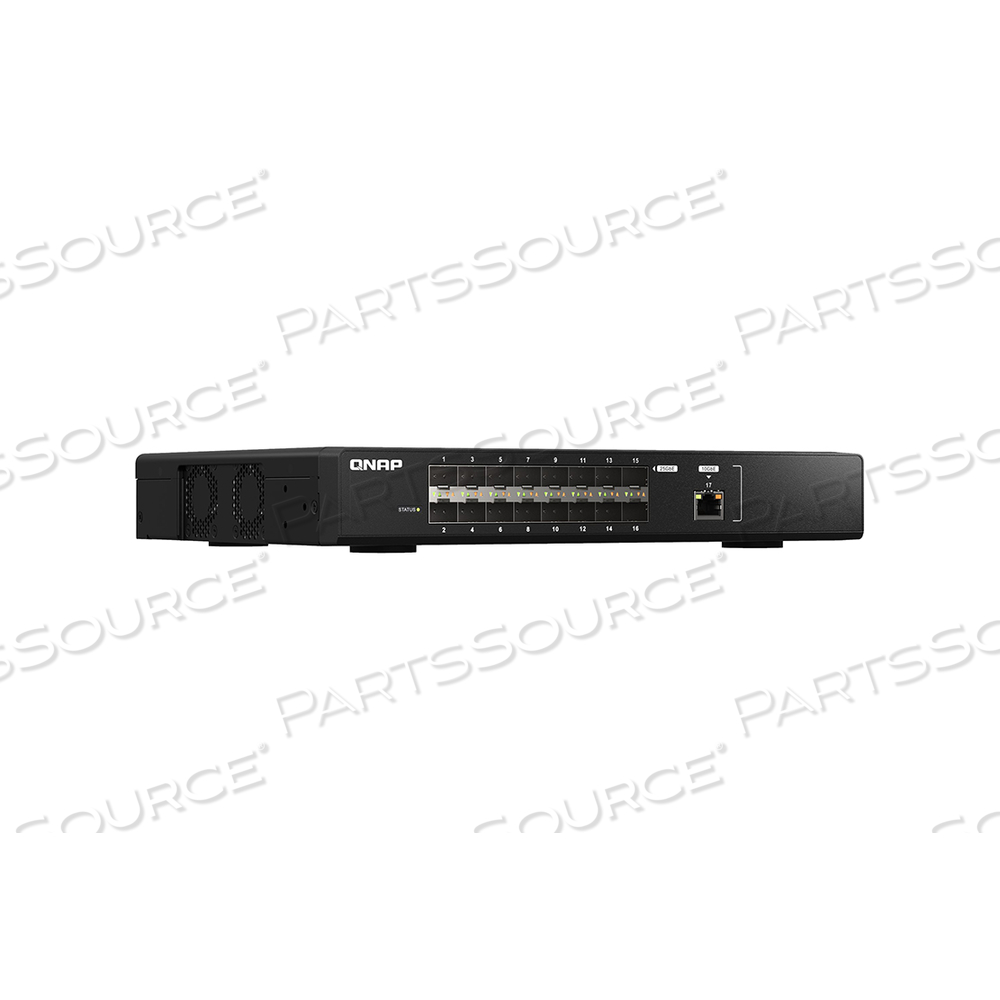 QNAP QSW-M5216-1T, SWITCH, 17 PORTS, MANAGED, RACK-MOUNTABLE by QNAP Security