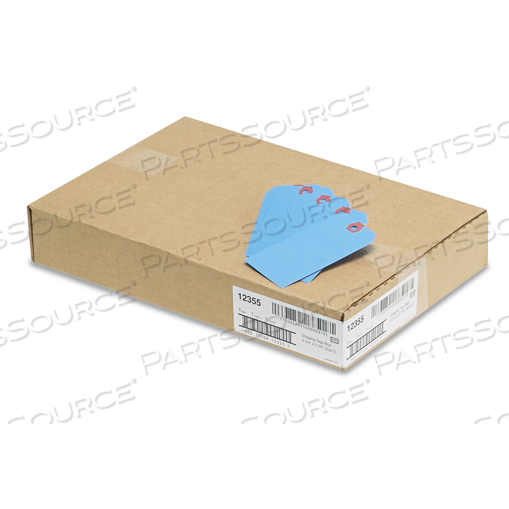 UNSTRUNG SHIPPING TAGS, 11.5 PT STOCK, 4.75 X 2.38, BLUE by Avery UNSTRUNG SHIPPING TAGS, 11.5 PT STOCK, 4.75 X 2.38, BLUE by Avery
