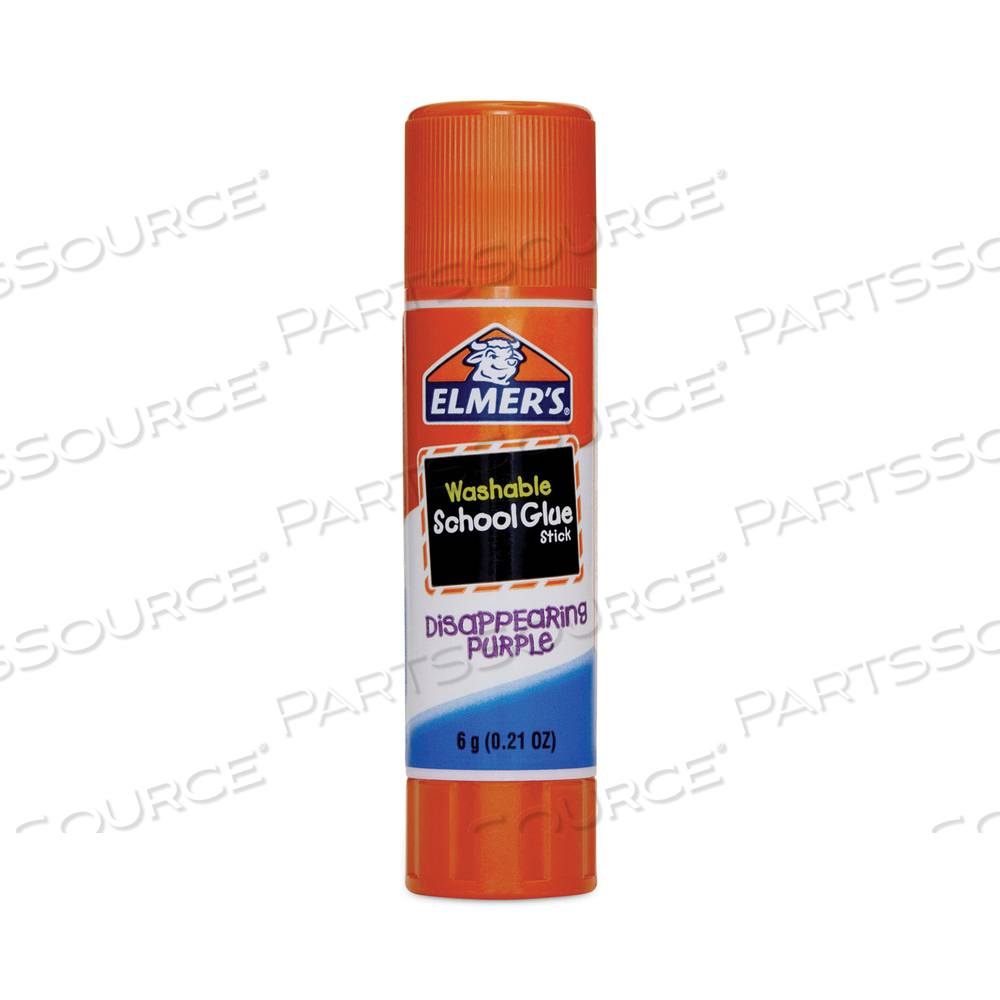 DISAPPEARING PURPLE SCHOOL GLUE STICK, 0.21 OZ, DRIES CLEAR by Elmers