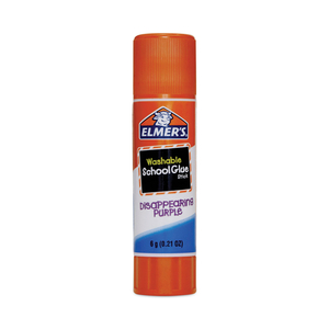 DISAPPEARING PURPLE SCHOOL GLUE STICK, 0.21 OZ, DRIES CLEAR by Elmers