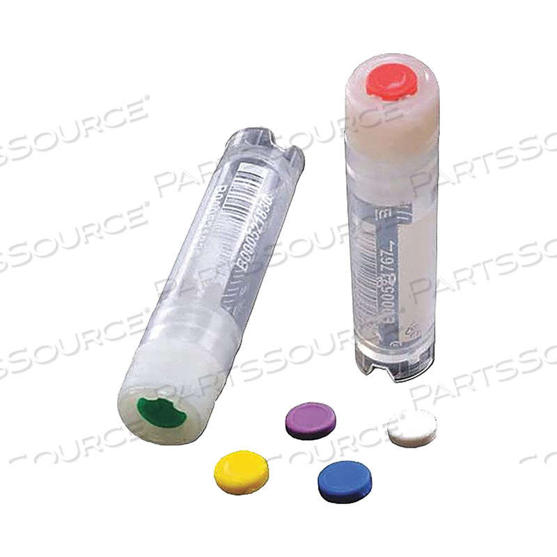 CAP INSERT PLASTIC 0.15 H GREEN PK100 by Argos Technologies