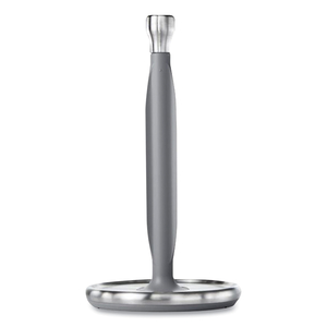 GOOD GRIPS STEADY PAPER TOWEL HOLDER, STAINLESS STEEL, 8.1 X 7.8 X 14.5, GRAY/SILVER by OXO GOOD GRIPS STEADY PAPER TOWEL HOLDER, STAINLESS STEEL, 8.1 X 7.8 X 14.5, GRAY/SILVER by OXO