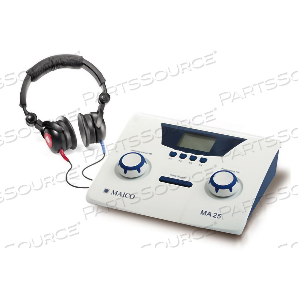 5.5 X 18 X 22.5CM 125 TO 8000HZ PORTABLE AUDIOMETER by Maico Diagnostics 5.5 X 18 X 22.5CM 125 TO 8000HZ PORTABLE AUDIOMETER by Maico Diagnostics