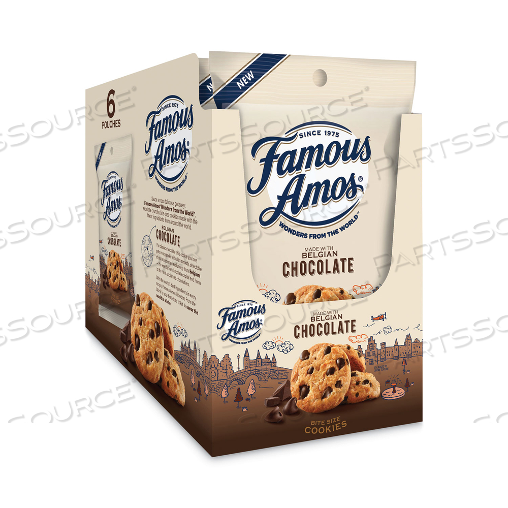 WONDERS FROM THE WORLD COOKIES, 2 OZ BAG, 6/BOX by Famous Amos WONDERS FROM THE WORLD COOKIES, 2 OZ BAG, 6/BOX by Famous Amos