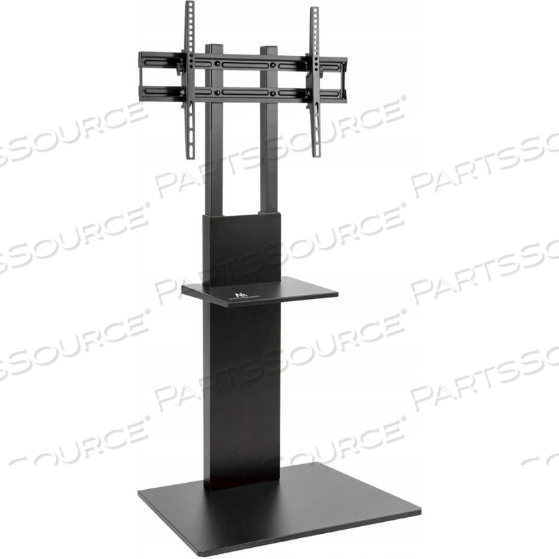 TYGERCLAW SLIM TV FLOOR STAND WITH EQUIPMENT SHELF FOR 37"- 70" TVS by Homevision Technology Inc TYGERCLAW SLIM TV FLOOR STAND WITH EQUIPMENT SHELF FOR 37"- 70" TVS by Homevision Technology Inc