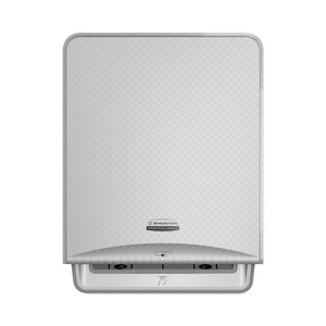 ICON AUTOMATIC ROLL TOWEL DISPENSER, 20.12 X 16.37 X 13.5, SILVER MOSAIC by Kimberly-Clark Corporation ICON AUTOMATIC ROLL TOWEL DISPENSER, 20.12 X 16.37 X 13.5, SILVER MOSAIC by Kimberly-Clark Corporation