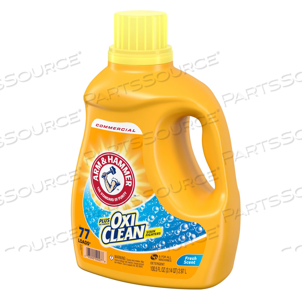 OXICLEAN CONCENTRATED LIQUID LAUNDRY DETERGENT, FRESH, 100.5 OZ BOTTLE by Arm And Hammer