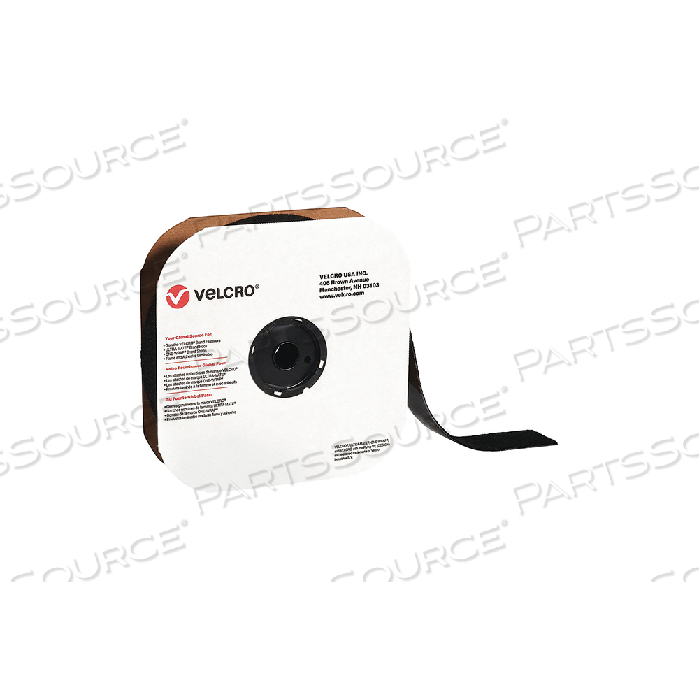 90 L X 2IN W BLACK NYLON HOOK TAPE by Velcro